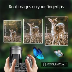 Digital Camera 4K 64MP 16X flip camera suitable for YouTube, suitable 