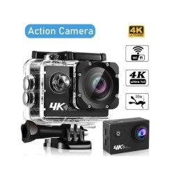 4K Action Camera A1 Ultra HD WiFi 12MP 2" LCD 30M Waterproof 170D Remo