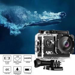 4K Action Camera A1 Ultra HD WiFi 12MP 2" LCD 30M Waterproof 170D Remo