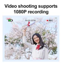 4K HD 1080P Portable Vlogging Camera 16X Zoom Autofocus Vlogging Camer