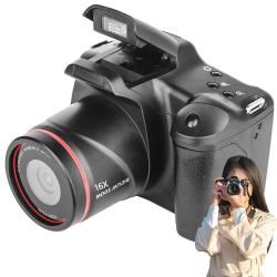 4K HD 1080P Digital Camera 16X Zoom Autofocus Vlogging Camera 2.4 Inch