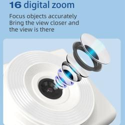 Digital Camera Vlogging Camera 16X Zoom Video Camcorder Vintage Camera