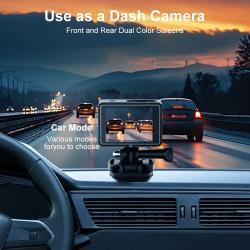 5K Action Camera 4K60FPS Dual IPS Touch LCD EIS WiFi 170° 30M Waterpro