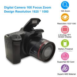 Digital Camera 16X Focus Zoom Design Resolution 1920*1080 4inches TFT 