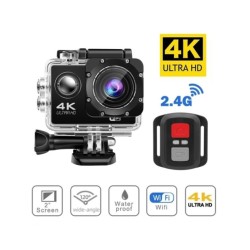 4K Action Camera WiFi 2.0" Screen 1080P/30FPS Waterproof Camera Helmet