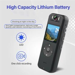Human camera 4K 30fps ultra -high -definition record, 1.4 -inch screen