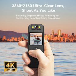 Human camera 4K 30fps ultra -high -definition record, 1.4 -inch screen