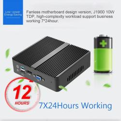 BEBEPC Fanless Mini PC Firewall Router Intel Celeron J1900 N2830 4 LAN