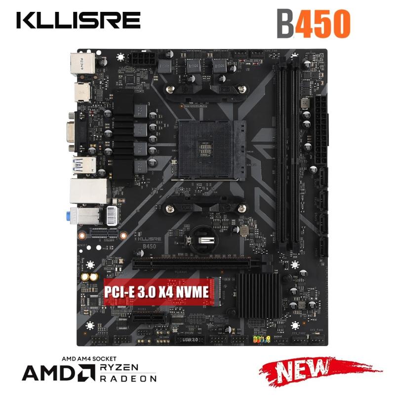 Kllisre B450 B450M motherboard dual-channel DDR4 SATAIII M.2 NVME supp