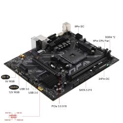 Kllisre B450 B450M motherboard dual-channel DDR4 SATAIII M.2 NVME supp