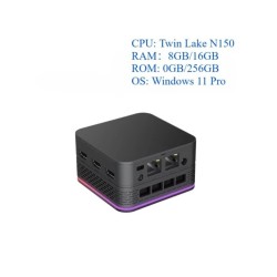 T9 Plus Mini PC - Intel N150 Quad-Core 16GB LPDDR5 0GB/256GB SSD Windo