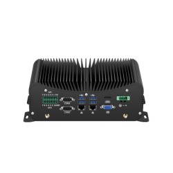Fanless Industrial Mini PC i7-10610U 6x COM RS232 RS422 RS485 Dual Eth