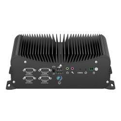 Fanless Industrial Mini PC i7-10610U 6x COM RS232 RS422 RS485 Dual Eth