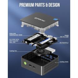 GMKtec Mini Pc GMK G3 PLUS NUCBOX Windows 11 Pro Alder Lake N150 Intel