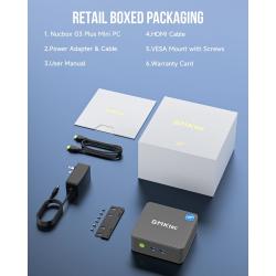 GMKtec Mini Pc GMK G3 PLUS NUCBOX Windows 11 Pro Alder Lake N150 Intel