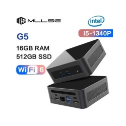 MLLSE G5 Mini PC intel i5-1340P Windows 11 Pro Intel 12th DDR4 16GB RA