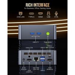 GMKtec M3 Plus Core i9-12900HK Mini PC Windows 11 Pro DDR4 3200MHz NVM