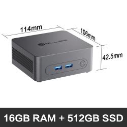 MLLSE G3 Mini PC Alder Lake N100 Windows 11 Pro Intel 12th DDR4 8GB RA