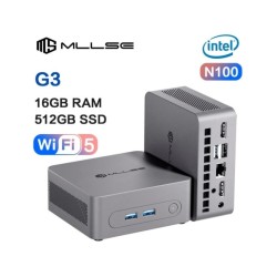 MLLSE G3 Mini PC Alder Lake N100 Windows 11 Pro Intel 12th DDR4 8GB RA