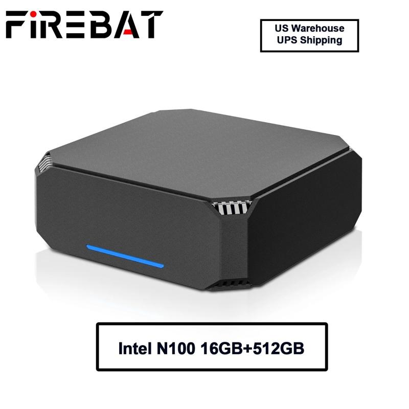 FIREBAT AK2 PLUS Mini PC Gamer Intel N100 CPU Windows 11 Mini PC Gamin