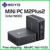 SOYO M2 PLUS 2 Mini PC Intel Alder Lake N100 Windows 11 Pro MiniPC 16GB DDR4 512GB PCIe M.2 SSD WiFi 5 BT5.0 Desktop Computer