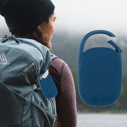 Bluetooth Speaker and In-Ear Earbud 2 in 1 Combo With Portable Hook Handle Design BT11 for Universal Cell