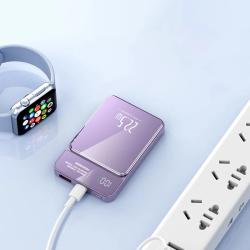 5000mAh portable magnetic wireless charging power bank 22.5W super fas