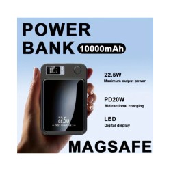 10000 mAh Magnetic Wireless Mobile Power Supply, 22.5W/PD20W Fast Char