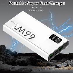 66W Super Fast Charging Portable Power Bank 20000mAh Dual USB PD20W Ex