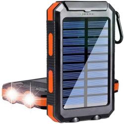 Waterproof Outdoor Solar Power Bank 38800mAh Dual USB Travel Outdoor S