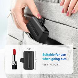 NEWDERY Small Portable Charger for iPhone 13/14/11/12 Pro Max/iPad PD 