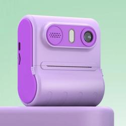 46MP Instant Camera Kids Video Camera with 3 Rolls Photo Paper Child S
