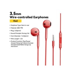 Essager 3.5mm Wired Headphones In Ear Headset Wired Earphones with Mic