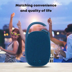 Bluetooth Speaker and In-Ear Earbud 2 in 1 Combo With Portable Hook Handle Design BT11 for Universal Cell