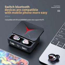 New M90 Pro Bluetooth 5.3 Earphones Wireless Headphones Touch Control 