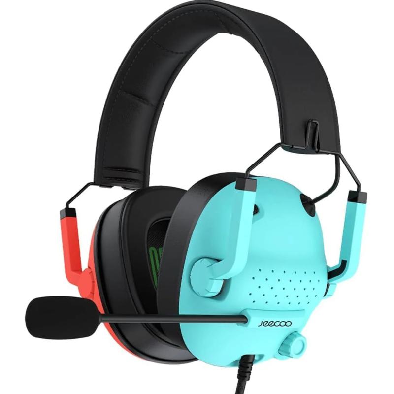 Wired Gaming Headset for Switch PS4 PS5 Xbox One S/X - Stereo Sound He