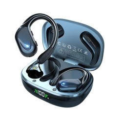 Bluetooth 5.3 Earphones True Wireless Headphones with Mic Button Contr