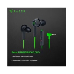 Razer HAMMERHEAD DUO Dual-core In-ear Gaming Earphones Stereo Music Sp