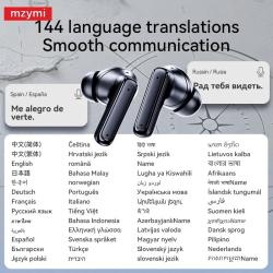 mzymi E18 Pro Bluetooth5.4 Headphones Noise Cancelling Gaming Headset 