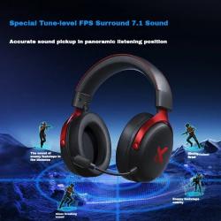 MCHOSE V9 Pro Music Gaming Headphones 3-mode Wireless Noise Reduction 