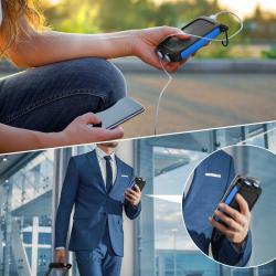 Waterproof Outdoor Solar Power Bank 10000mAh Dual USB Travel Outdoor S