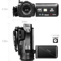 UHD 4k Video Camera Camcorder with 18X Digital Zoom,64MP Digital Camer