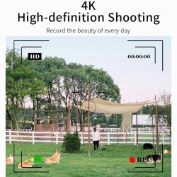 4K HD Photography Travel Selfie Camera 2.4 Inch IPS Screen Campus Self