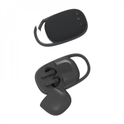 Bluetooth Speaker and In-Ear Earbud 2 in 1 Combo With Portable Hook Handle Design BT11 for Universal Cell