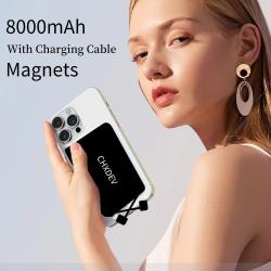 CHXDEV Ultra Thin Phone Charger. Portable Power Bank With All Phones. 