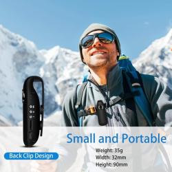 1080P HD Mini Bike Cameras with Back Clip Cycling Video Recorder Motio