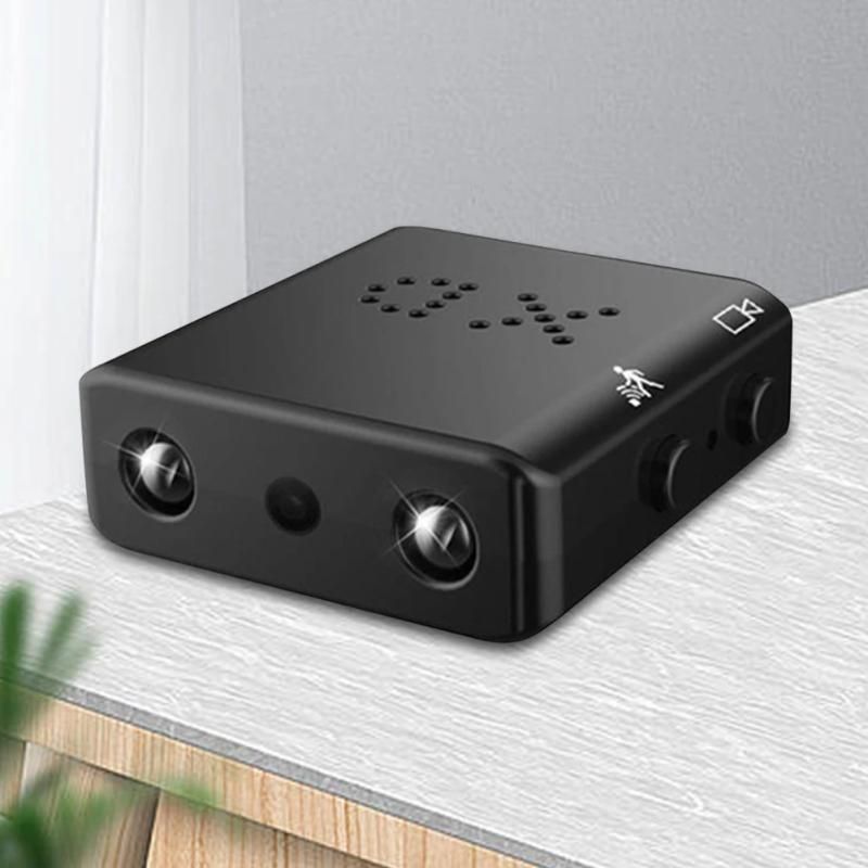 Compact 1920x1080P Mini Security Camera with Infrared Night Vision and