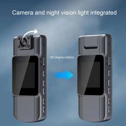 1080P Infrared Mini Body Camera Night Vision Motion Detection 180 Degr