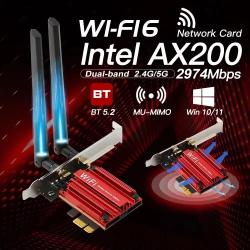 WiFi 6 AX200NGW AX3000 Dual Band WiFi Adapter Bluetooth 5.2 Wireless N
