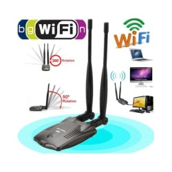 Wireless Beini Free Internet Long Range 3000mW Dual Wifi Antenna Bluew